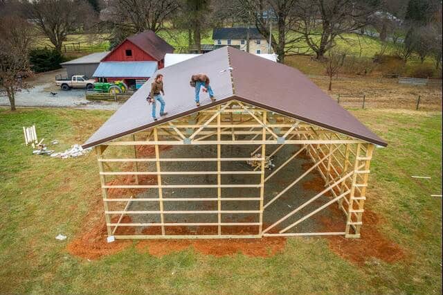 Pole Barn construction