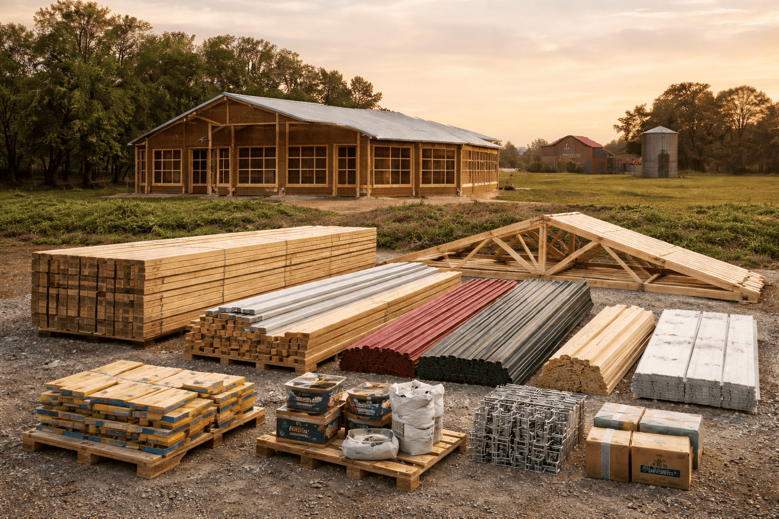 Materials for Your Pole Barn Construction